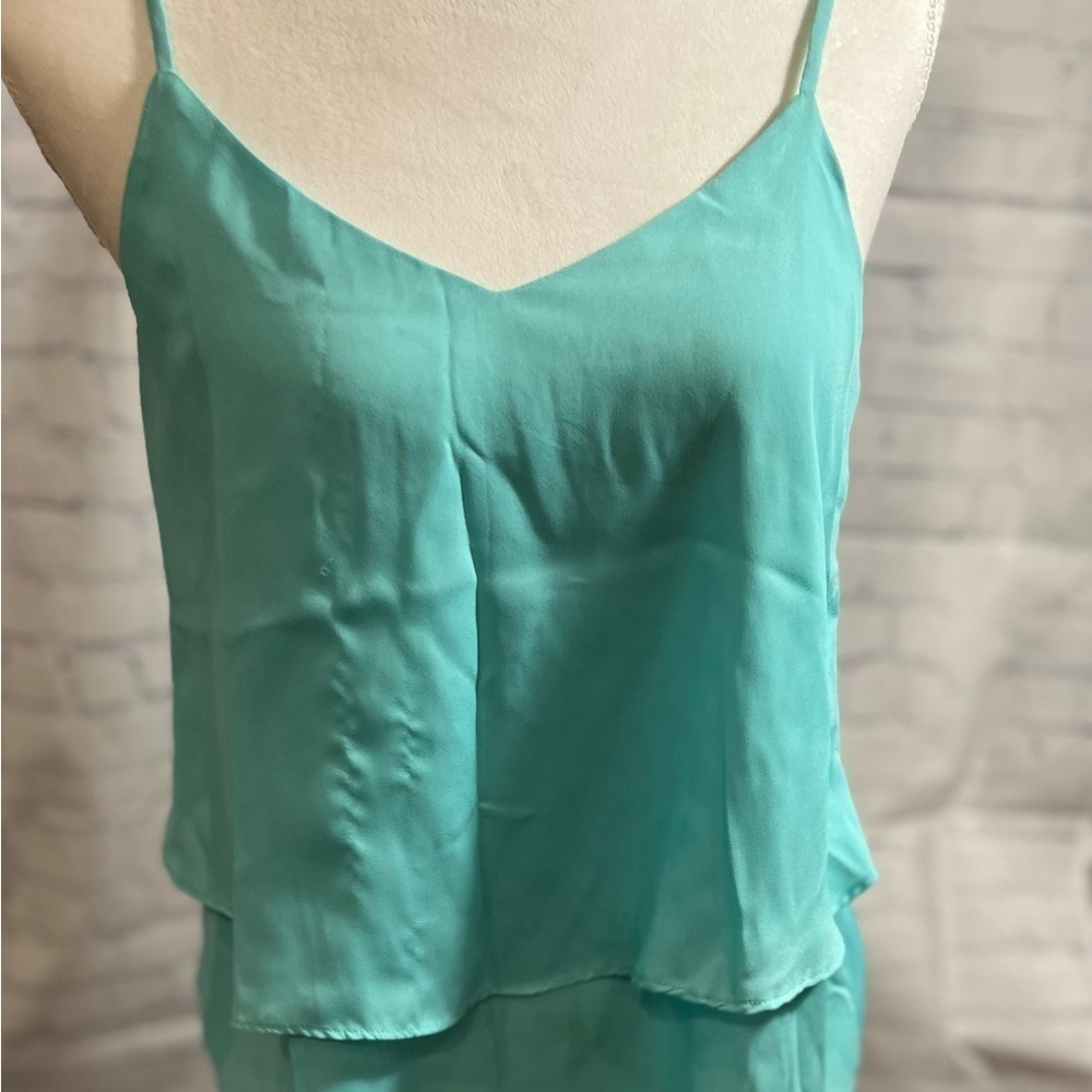 Annabella turquoise camisole size small
